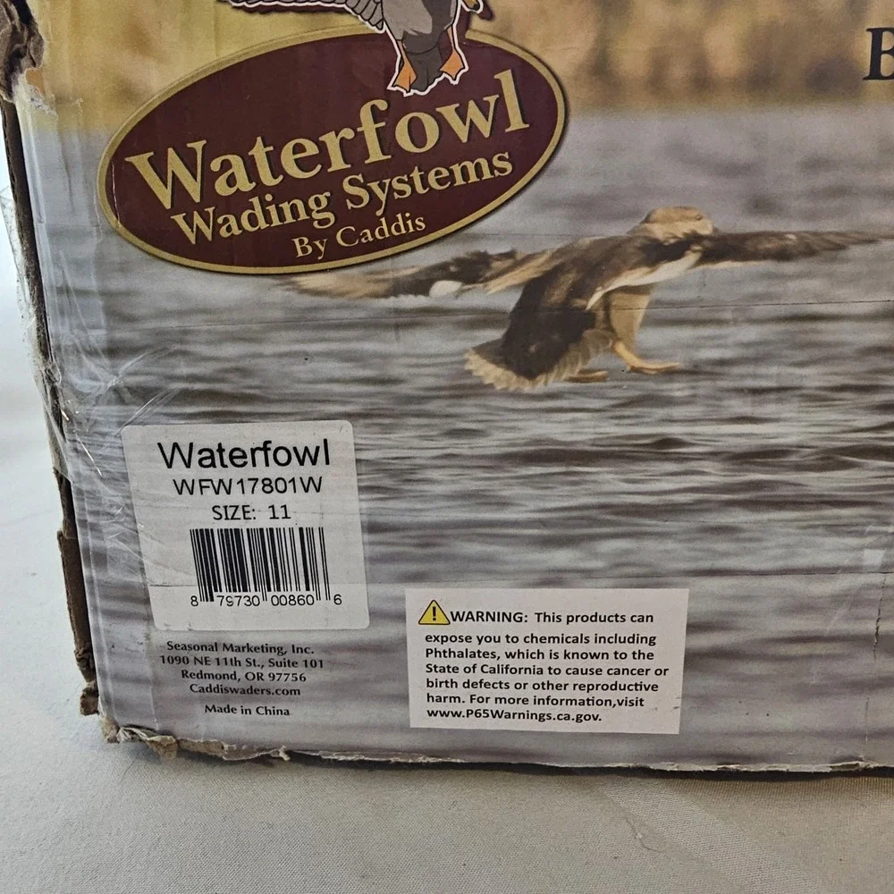 *NIB*Mossy Oak Men's Shadow Grass Habitat Camo Waterfowl Bootfoot Wader Size 11